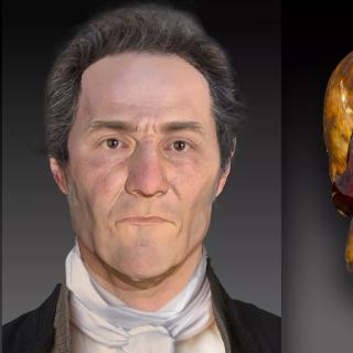 Le visage du « vampire du Connecticut » John Barber. © Parabon Nanolabs, Virginia Commonwealth University